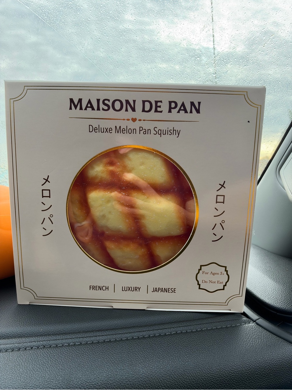 Deluxe Melon Pan Squishy - Yellow & Brown